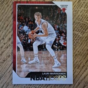 Panini NBA Hoops Card - Red and White